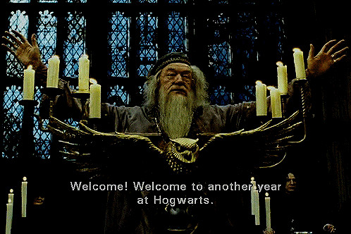 dumbledore welcome