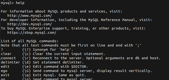 capture help mysql